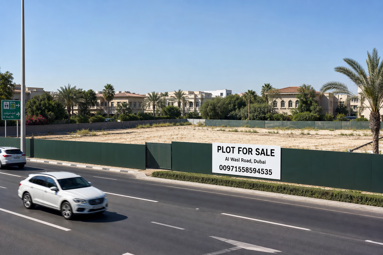 Super Fantastic Plot  2 side road amazing location