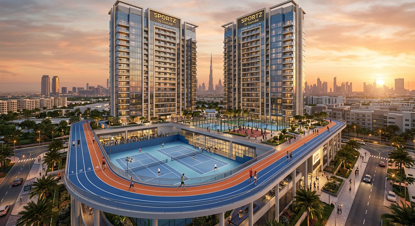 Sportz by Danube Properties | Luxury Apartments in Dubai Sports City
