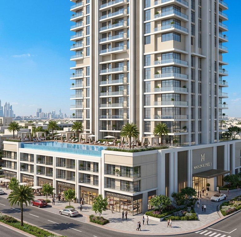 Maison Elysee 1 by Pantheon Development | Luxury Apartments in Jumeirah Village Circle (JVC)