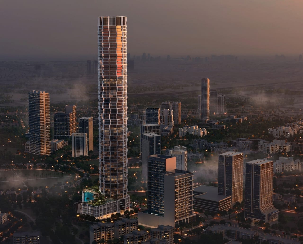 Binghatti Circle | Studio–3BR Apartments in JVC | Tallest Tower