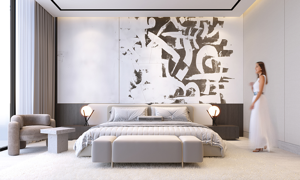 AlGhaf Tower by Tiger Group - official bedroom rendering